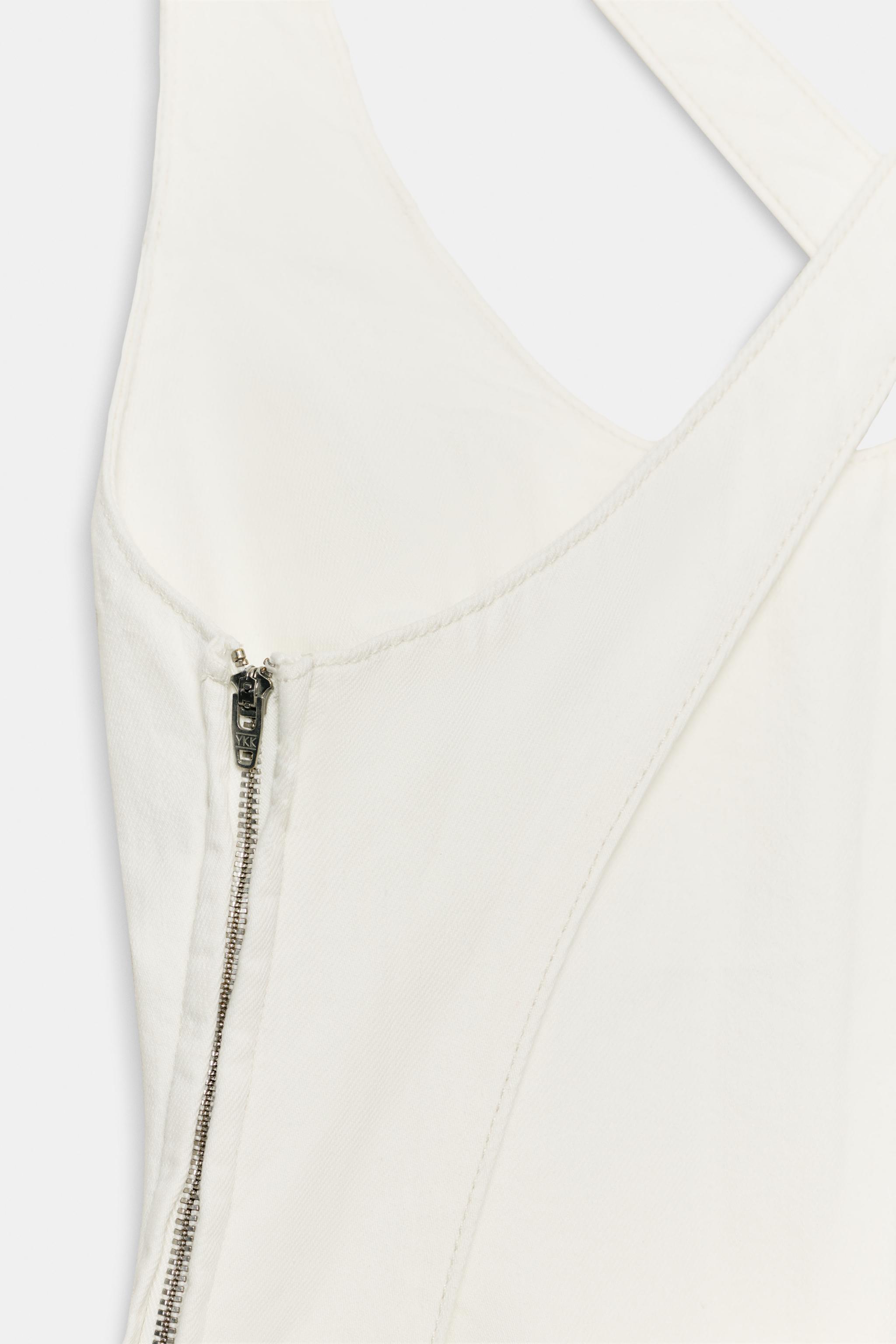 TRF DENIM STRAPPY JUMPSUIT